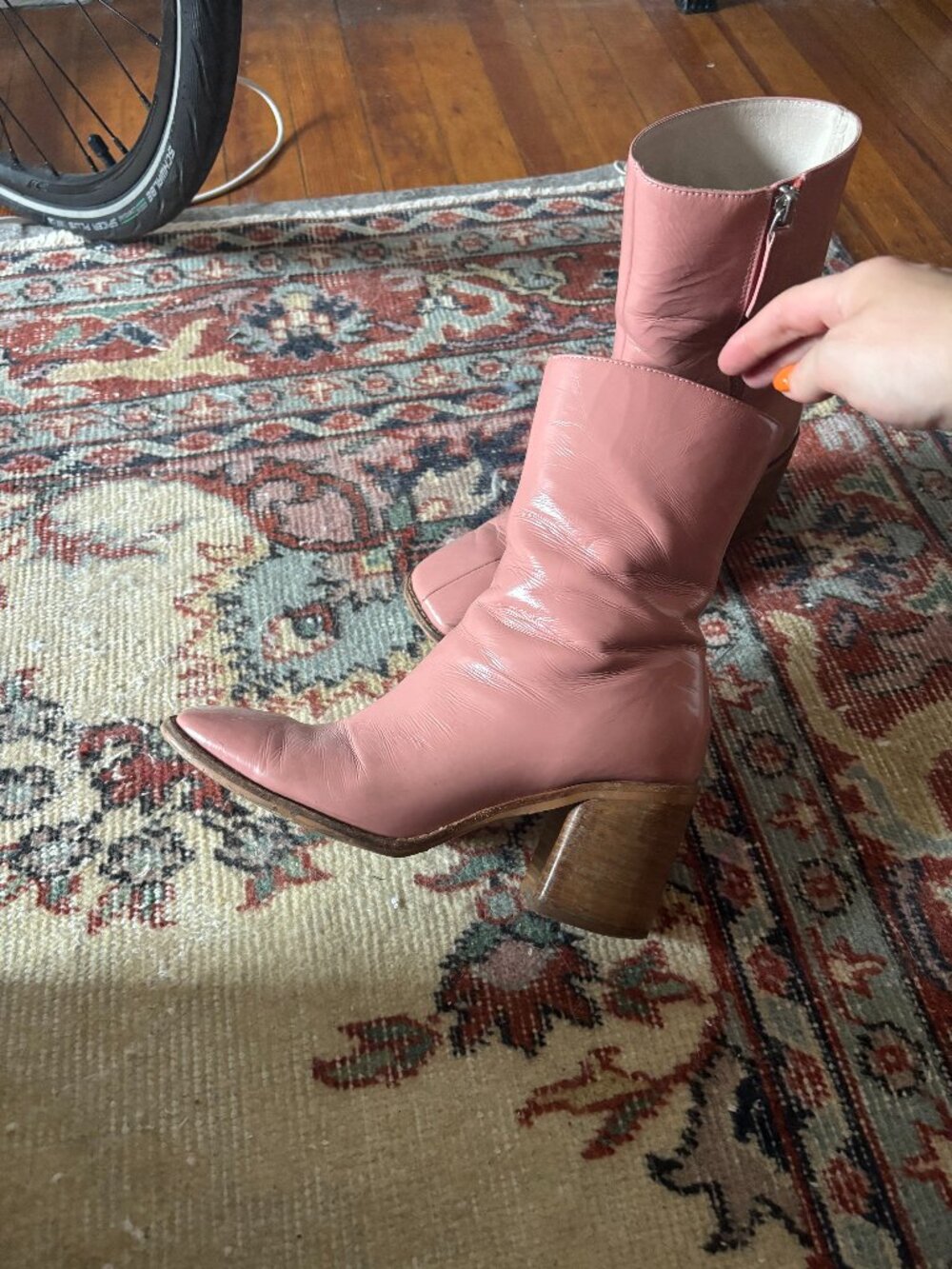 Intentionally Blank Pink Boots